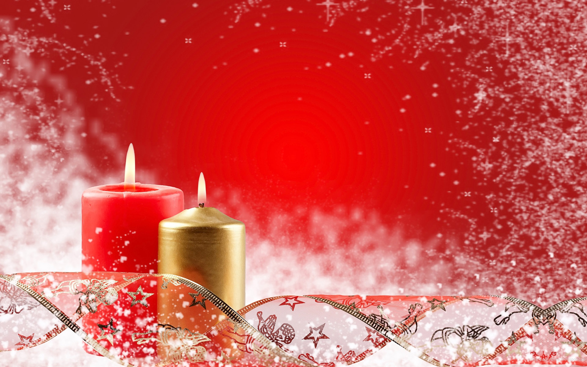 Sfondi Natalizi In Hd.Cool Hd Wallpapers Christmas Candles Wallpaper For Desktop Background