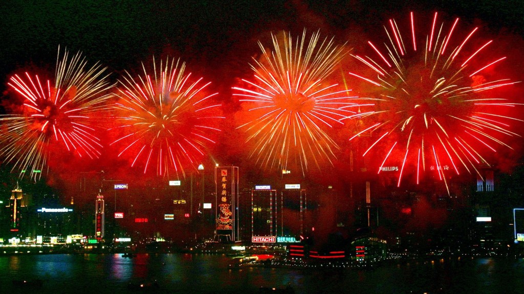 chinese new year fireworks hd