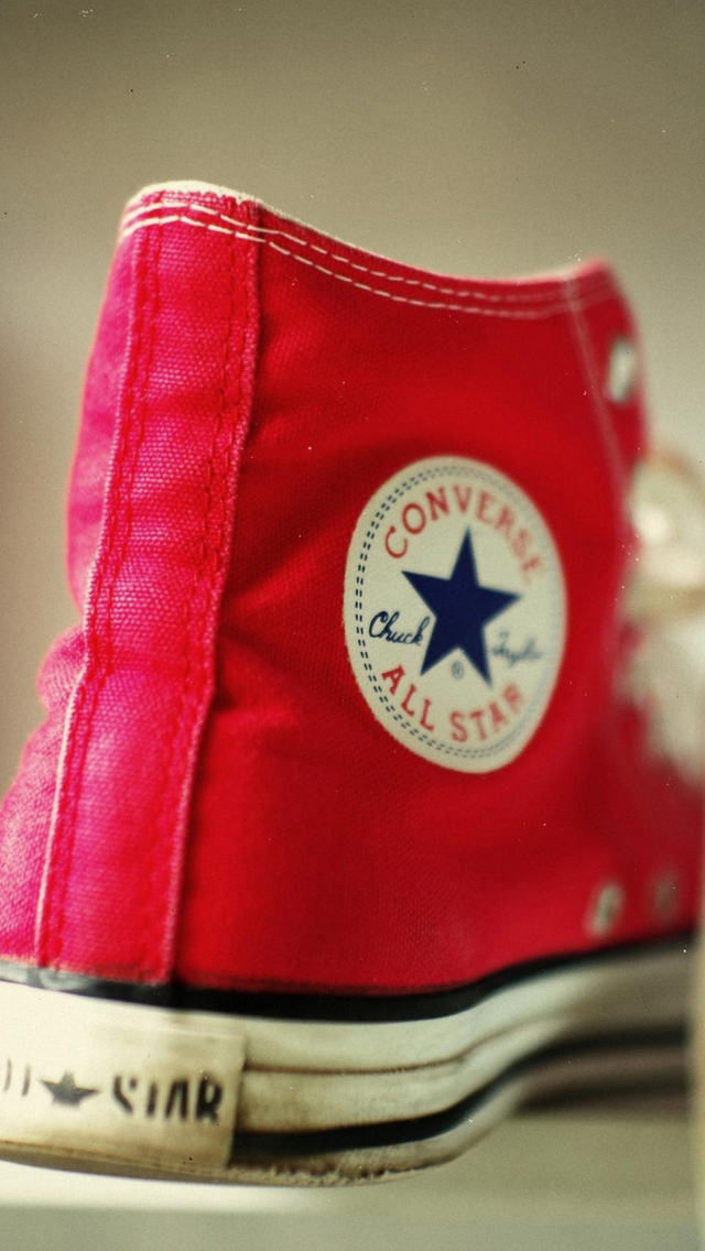 Red Converse Shoes Iphone 5 5s 5c Wallpaper And Background Free Download