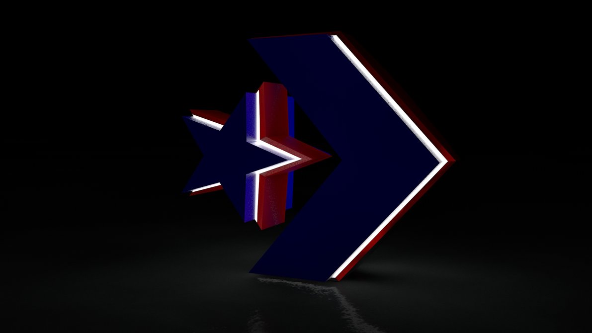 logo converse 3d