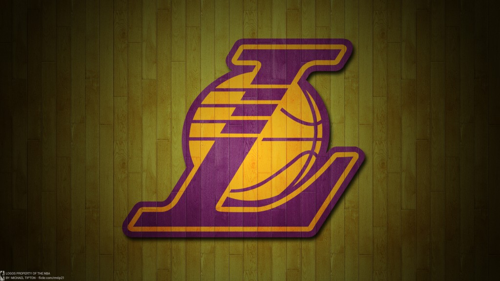 NBA LA Lakers Team Logo Yellow Wallpapers HD Widescreen Desktop