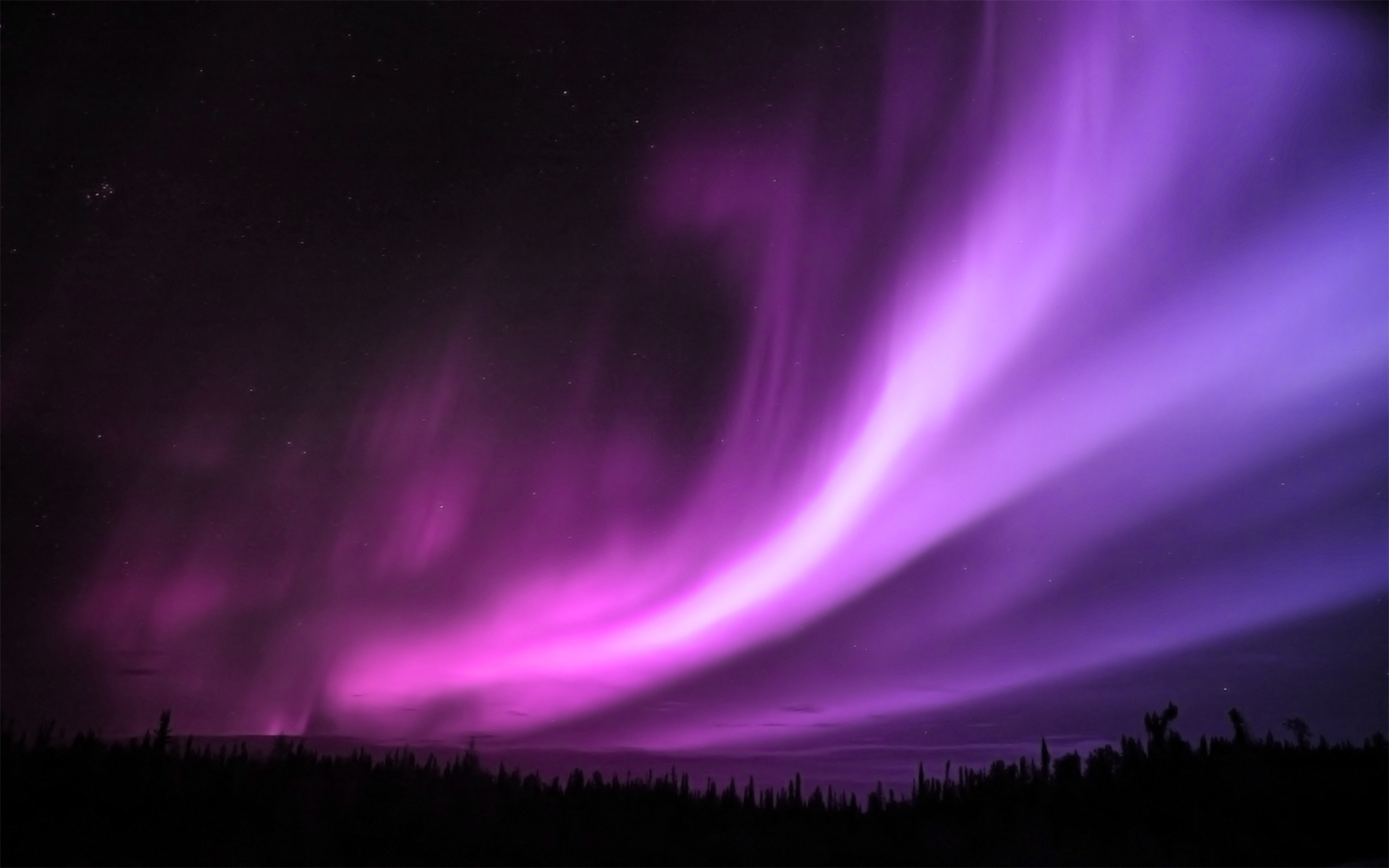 Amazing Purple Aurora Borealis Best HD Wallpaper Desktop Background